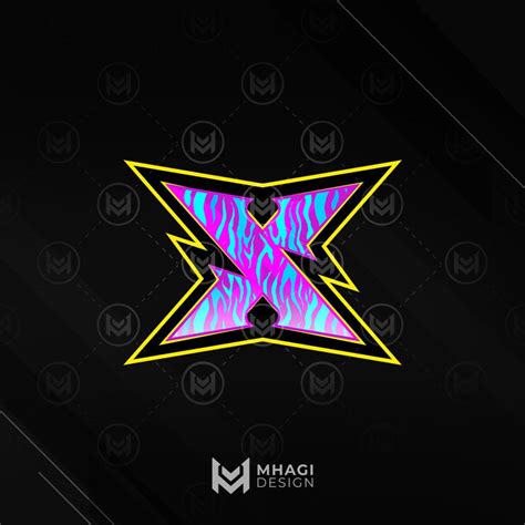 Vibrant Mhagi I Will Design Custom Initial Logo Gaming Esports