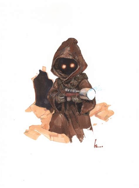 Jawa By Kenneth Rocafort Star Wars Jawa Star Wars Art Star Wars