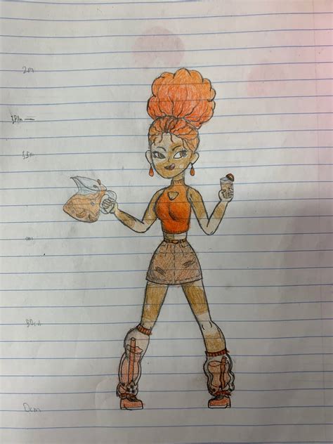 Colourblock Orange As A Human V2 By Konataizumiart On Deviantart