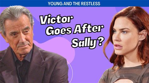 Young And The Restless Victor Goes After Sally Spectra Yr Youtube