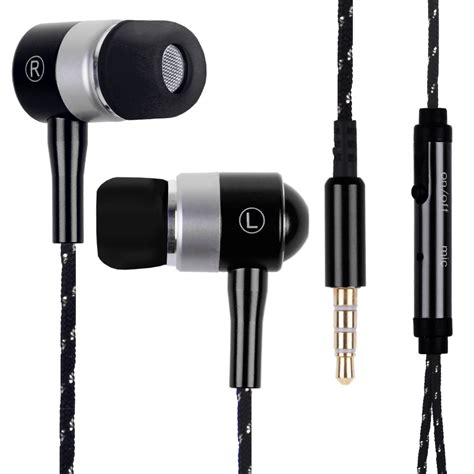 3 5mm Stereo In Ear Headset Earbuds Headphone Earphone With Mic For