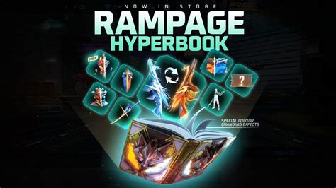 Free Fire MAX Rampage Hyperbook Returns In Store Rewards Diamonds