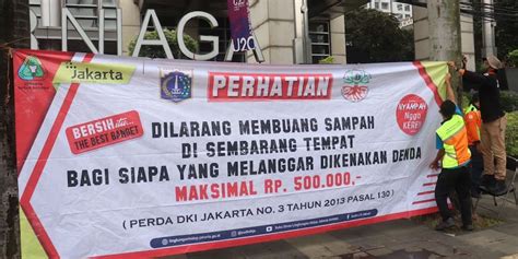 Manfaatkan Drone, DLH DKI OTT Warga Buang Sampah Sembarangan