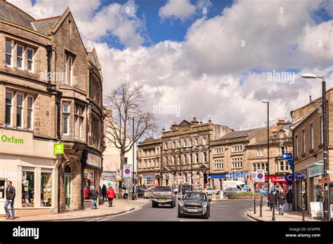 The Centre Of Skipton North Yorkshire England Uk On A Bright Stock