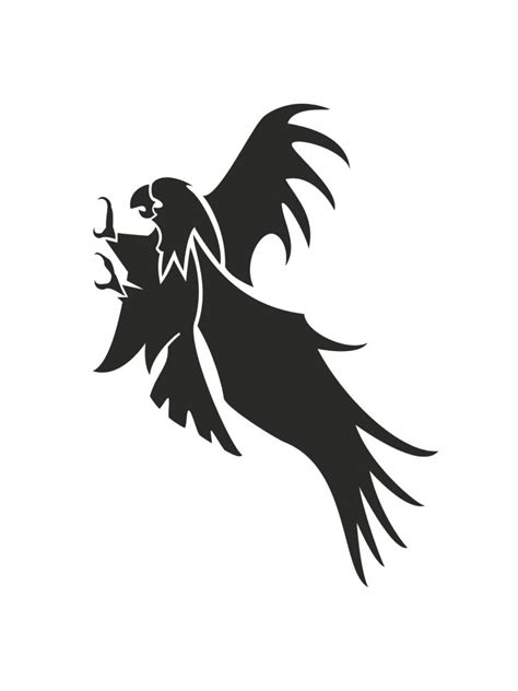 Трафареты Орла. Скачать и распечатать трафареты Орла.