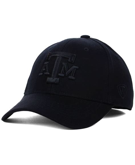 Top Of The World Texas Aandm Aggies Black Tonal Pc Cap Black Texas Aandm