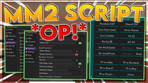 Murder Mystery 2 Script Aimbot And More Youtube