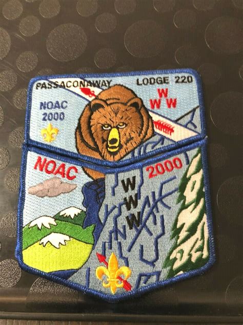 Oa Passaconaway Lodge Noac Two Piece Set Ebay