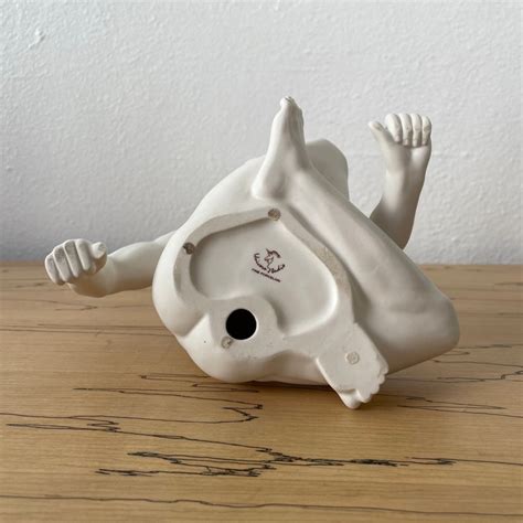 Vintage Male Nude Sculpture Ceramic Nude Statue Bisque Matte Porcelain Gay Interest Mid Century