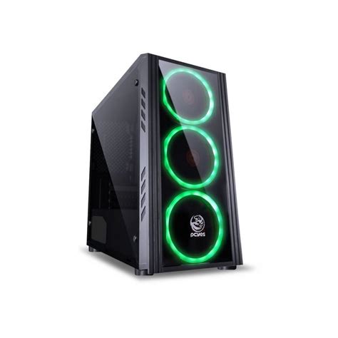 Gabinete Mid Tower Gamer Pcyes Saturn Componentes E Pe As Gabinetes