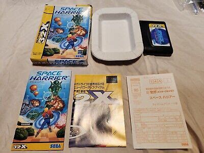 Space Harrier Sega Genesis X Japanese Super X Mega Drive Cib Box