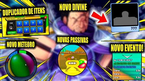 Novo CÓdigo E Novo Evento E Novas Passivas No Update 33 Do Anime