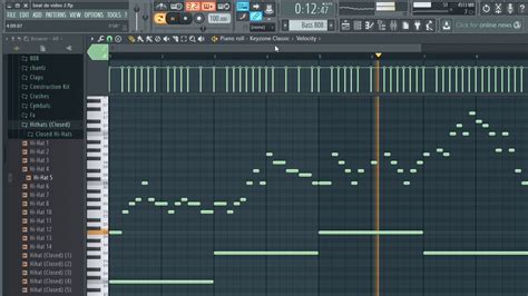 Como Hago Un Beat De Trap A 100 Bpm En Fl Studio 12 Nivel Basico YouTube