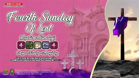 Fourth Sunday Of Lent Laetare Sunday March 09 2024 530pm Youtube