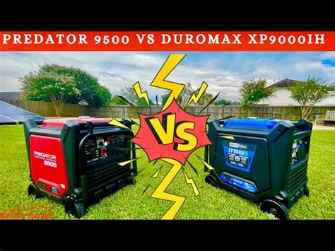 Predator Vs Duromax Xp Ih Generator Review Youtube