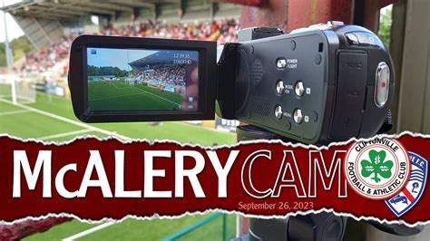 Mcalery Cam Cliftonville V Coleraine Youtube