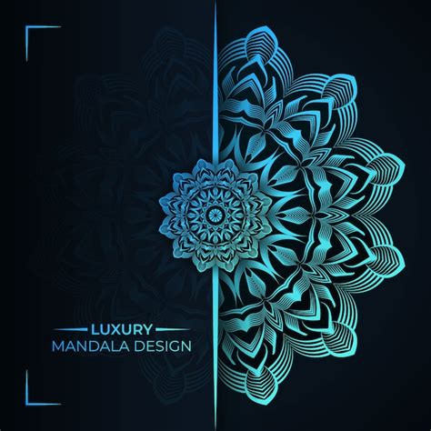 Premium Vector Geometric Mandala Background Design