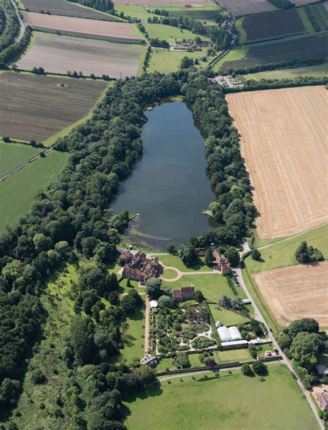 Lullingstone Castle aerial image | Aerial images, Aerial, Castle