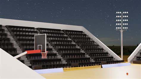 Basketball Arena - 3D Model by IzIBrizi