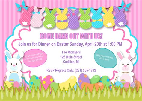 The top 25 Ideas About Easter Party Invitations - Home, Family, Style ...