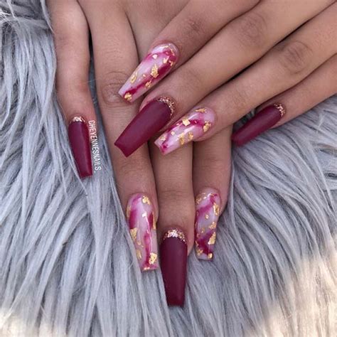 43 Chic Burgundy Nails Youll Fall In Love With Page 3 Of 4 Stayglam