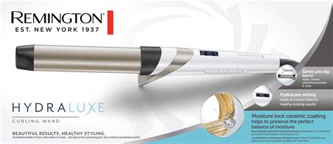 Krøllstav Remington HYDRAluxe CI89H1, hvit, 32mm - Norsat AS