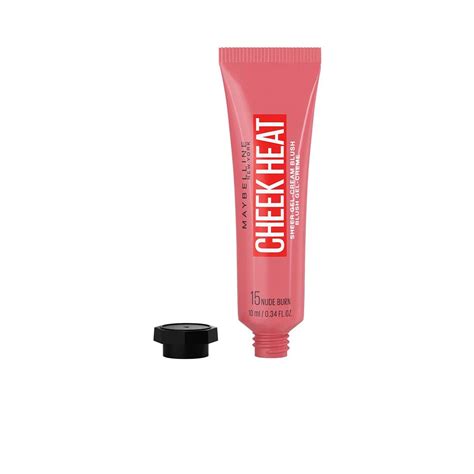 Maybelline Cheek Heat Sheer Gel Cream Blush Nude Burn Maybelline
