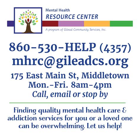 Mental Health Resource Center Gilead Community Servicesgilead