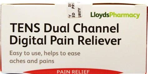 LloydsPharmacy Dual Channel Digital TENS Machine Pain Reliever TENS