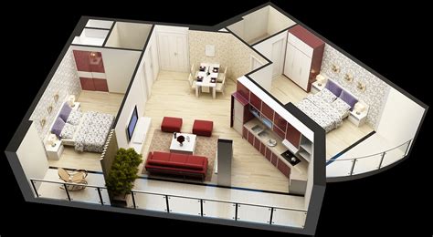 3d Model Detailed House Interior 5 3d Model