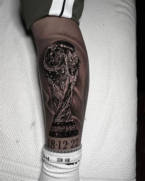 El Espectacular Tatuaje Que Se Hizo Leandro Paredes De La Copa Del Mundo Tras El Título De La