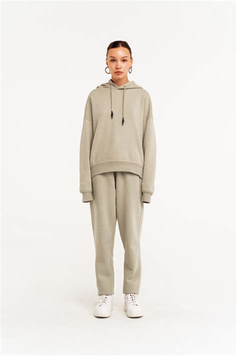 Худи хлопковая oversize 2131400402, цвет: зеленый (11) по цене 839 ...