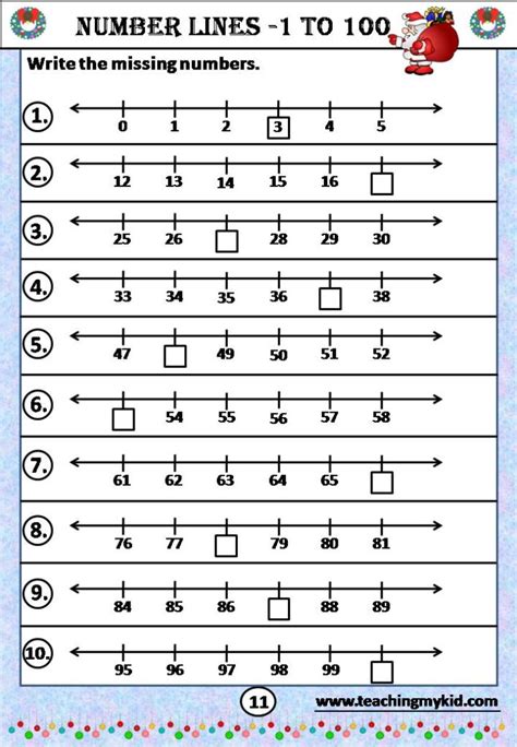 math practice worksheets - Write The Missing Numbers