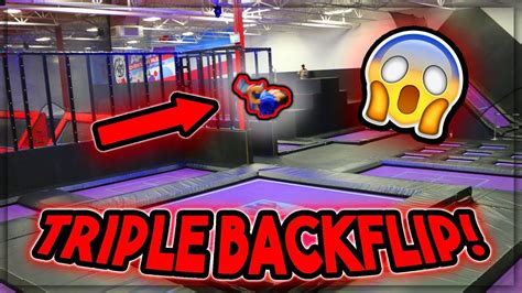 Insane Year Old Does Dream Trick At Super Trampoline Park Youtube