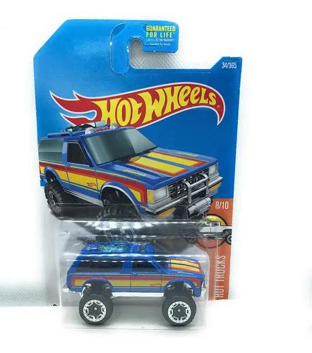 Hot Wheels Hw Hot Trucks Chevy Blazer X Azul Frete Gr Tis