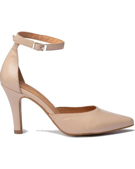 Sandalias De Mujer EVA MAÑAS SALON FIESTA PIEL 1488 NUDE