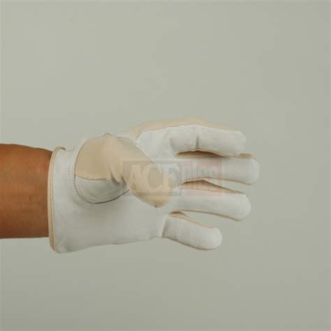 Half Leather Gloves - AcePlas Pte Ltd