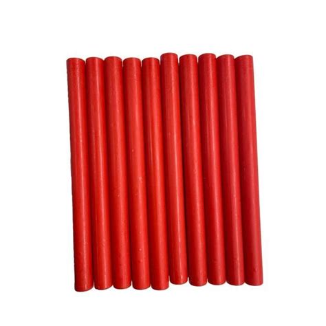 Lot De B Tons De Cire Pour Cachet De Cire Rouge Vif N