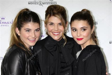 Lori Loughlin Daughters Isabella Rose Giannulli Olivia Jade Giannulli Stock Editorial Photo