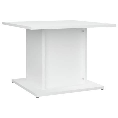 Zerodis Table Basse Blanc X X Cm Agglom R Zer