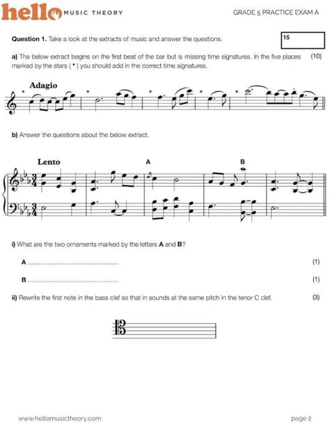 Grade 5 Music Theory Practice Papers Hello Music Theory