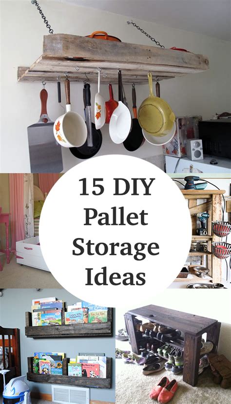 15 DIY Pallet Storage Ideas That Are Fast And Easy To Make