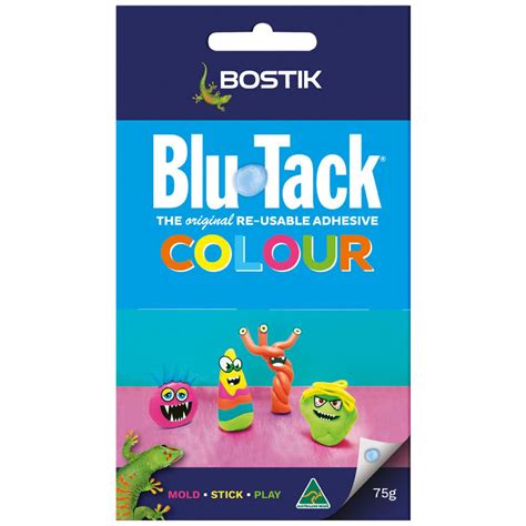 Bostik Blu Tack Colour 75g Officeworks