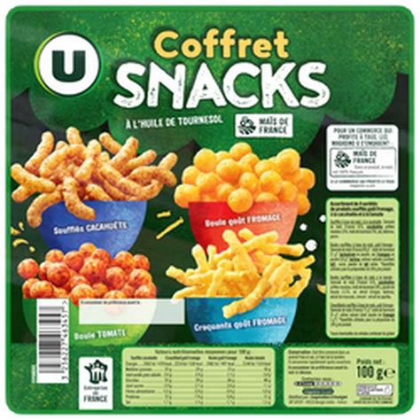 Coffret Snacks U 100 G La Belle Vie Courses En Ligne Livraison