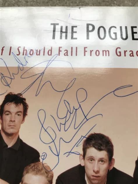 Signed Shane Macgowan Pogues Vinyl Lp If I Should Fall From Grace With