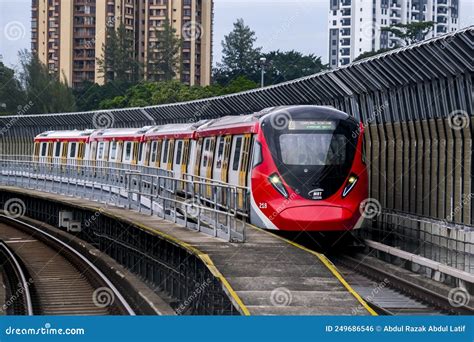 Malaysia Mass Rapid Transit Mrt Putrajaya Line Train Editorial Photo