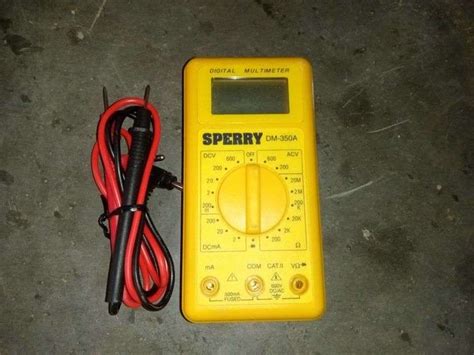 Sperry Dm A Digital Multimeter Isabell Auction