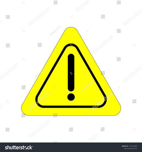 Caution Vector Icon Stock Vector (Royalty Free) 1145322989 | Shutterstock