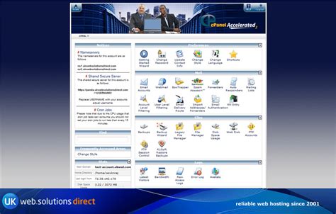 UK Web Hosting With The CPanel Control Panel