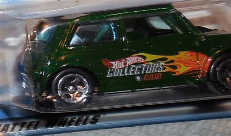Hot Wheels Mini Cooper Collector On Sealed Card Contemporary Manufacture